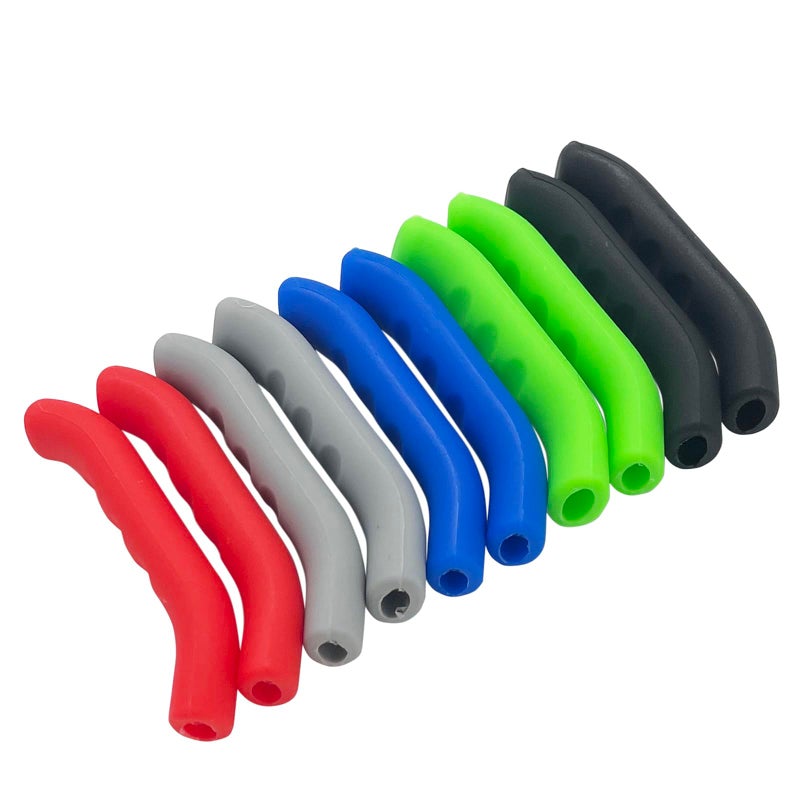 JooFn 5 Pairs Anti-Slip Brake Handle Silicone Sleeve Mountain Road Bike Dead Fly Universal Type Brake Lever Protection Cover - Image 1
